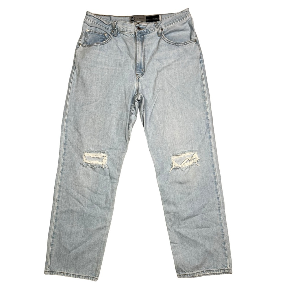 Levi’s Silvertab 94 Baggy Jeans Women 31 Light Wash Blue Skater Relax Distressed